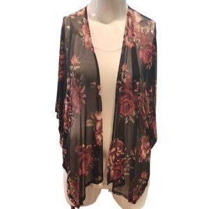 [Femmina] Floral Mesh Top - Size L